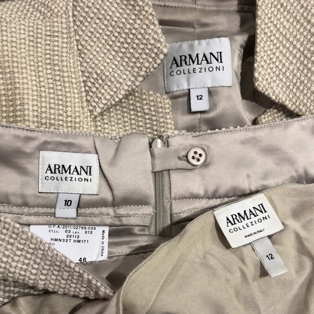 ARMANI COLLEZIONI Blazer, Top & Skirt 3-piece Set - Picture 2 of 16